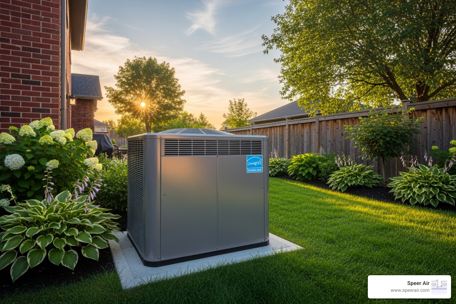 A modern, sleek outdoor AC unit with an Energy Star logo - ac replacement rockaway A modern, sleek outdoor AC unit with an Energy Star logo - ac replacement rockaway