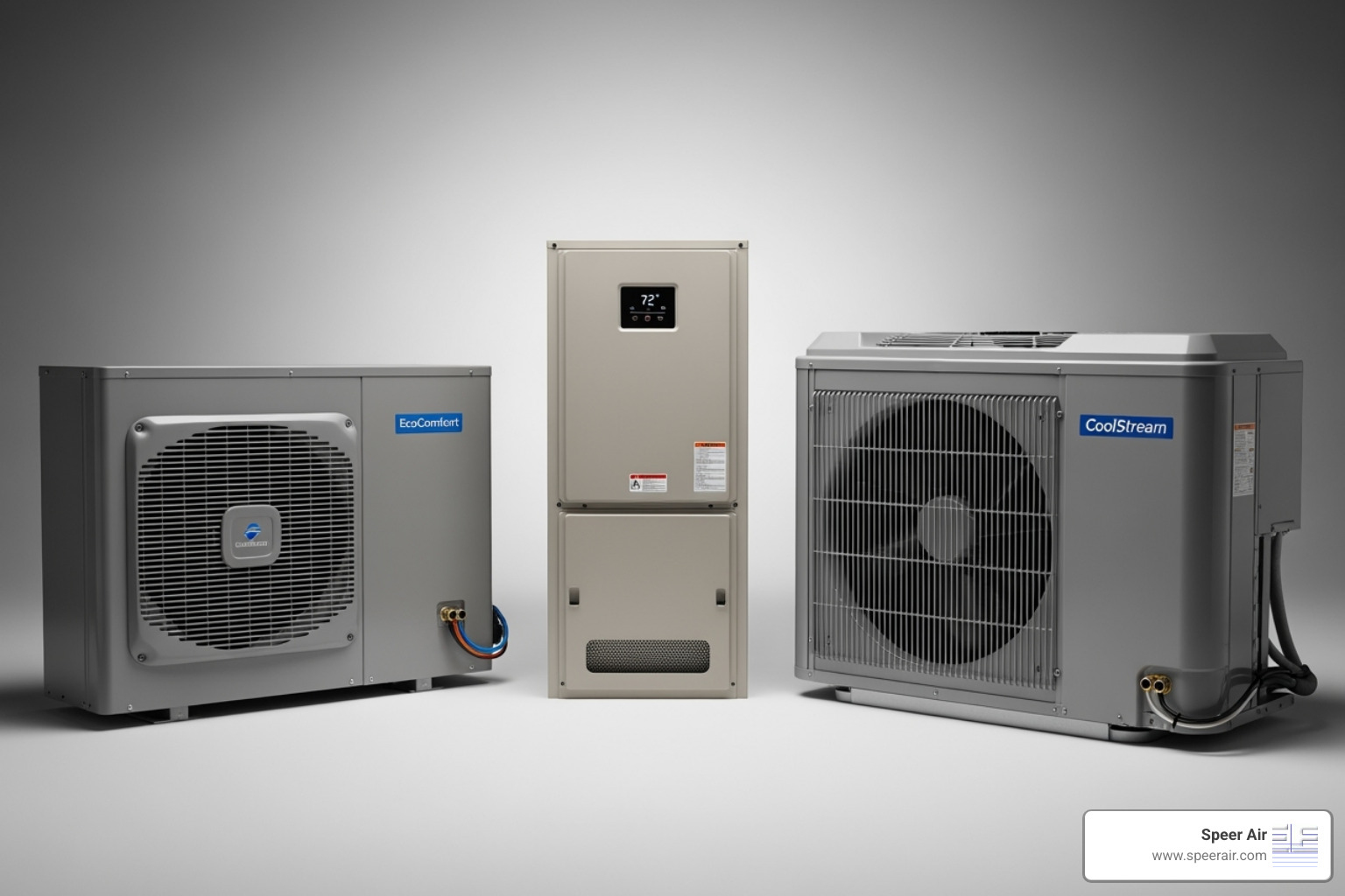 different HVAC units like a heat pump, furnace, and AC unit - new construction hvac contractor rockaway different HVAC units like a heat pump, furnace, and AC unit - new construction hvac contractor rockaway