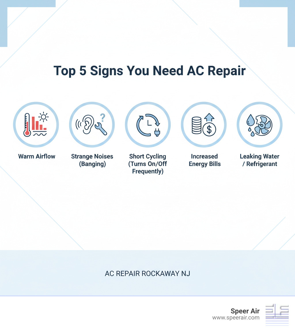 infographic summarizing the top 5 signs you need AC repair - ac repair rockaway nj infographic infographic summarizing the top 5 signs you need AC repair - ac repair rockaway nj infographic