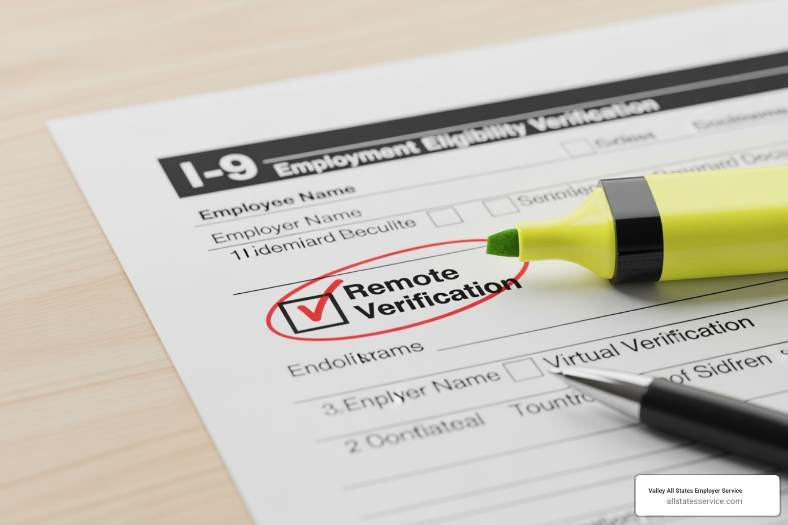 New single-page Form I-9 layout, highlighting the remote verification checkbox - i 9 employment eligibility verification form 2025