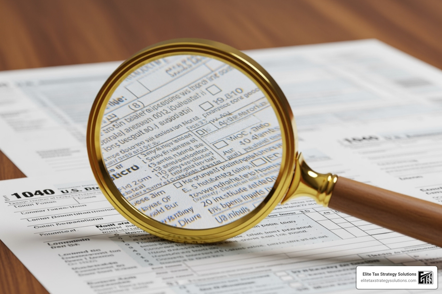 A magnifying glass hovering over a tax form, highlighting complex details - tax law changes impact A magnifying glass hovering over a tax form, highlighting complex details - tax law changes impact
