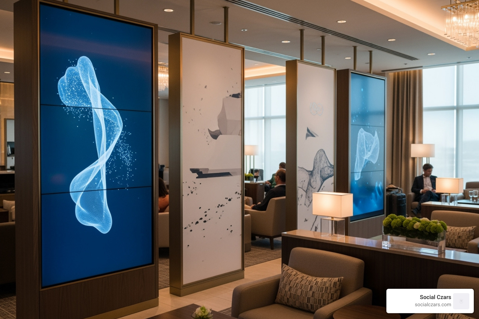 various advertising formats within an FBO - private jet advertising