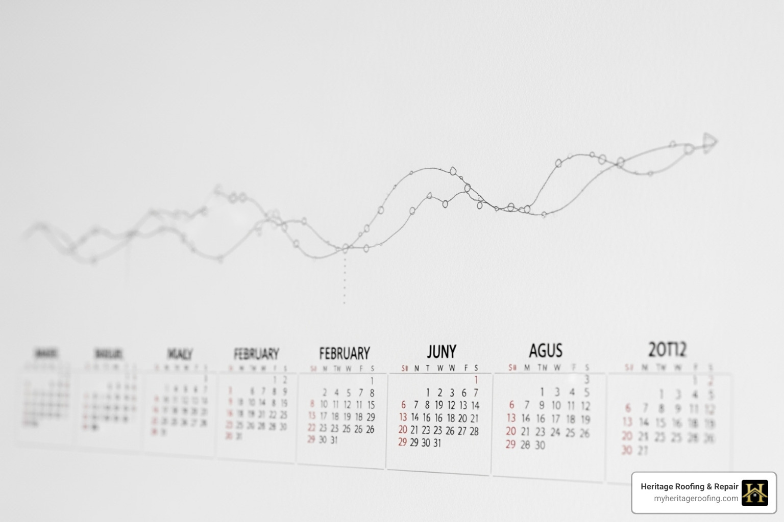 A calendar highlighting the duration of 27.5 years for depreciation - which irs schedule e category is a residential roof replacement