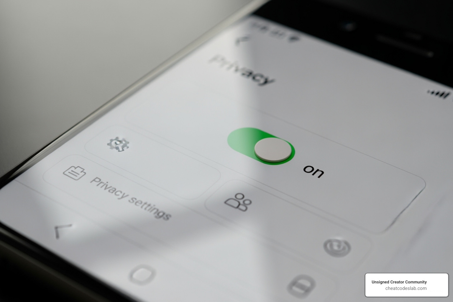Account Privacy toggle screen - how to hide followers on instagram