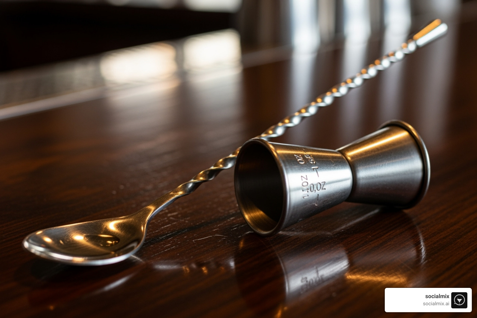 a bar spoon and a jigger - what does a bartender wear a bar spoon and a jigger - what does a bartender wear