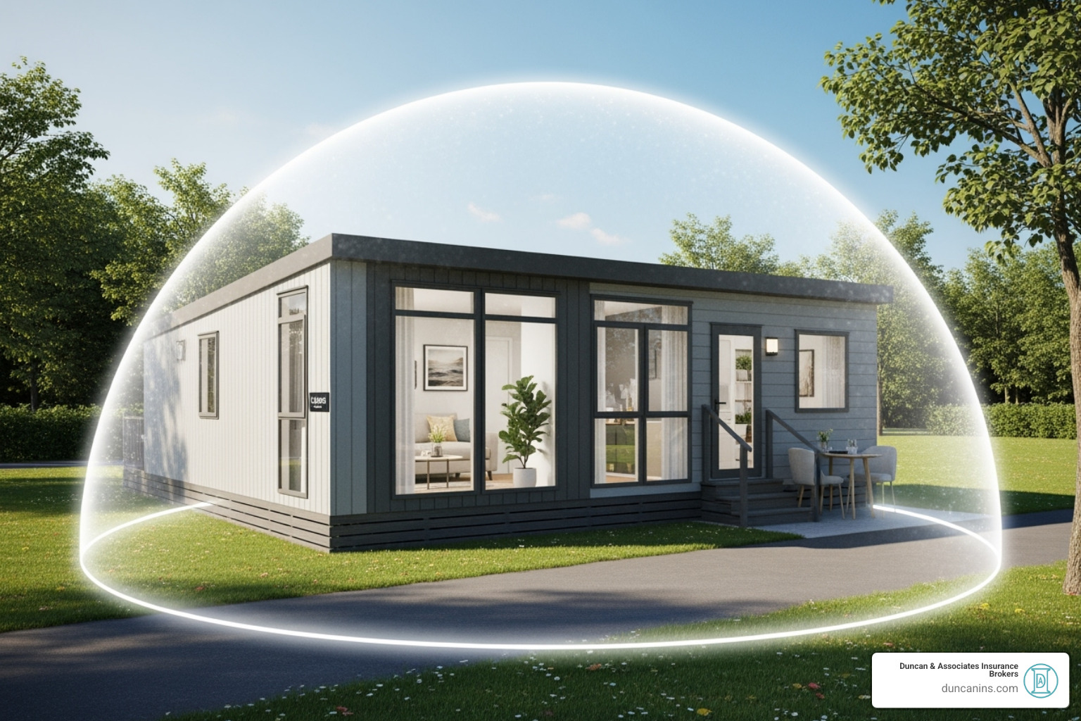 Diagram showing the different parts of a mobile home policy (dwelling, contents, liability) - mobile home insurance Diagram showing the different parts of a mobile home policy (dwelling, contents, liability) - mobile home insurance