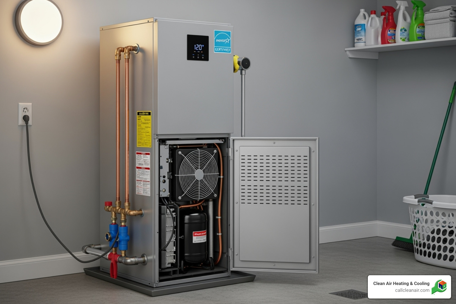 new energy efficient heat pump water heater - water heater repair