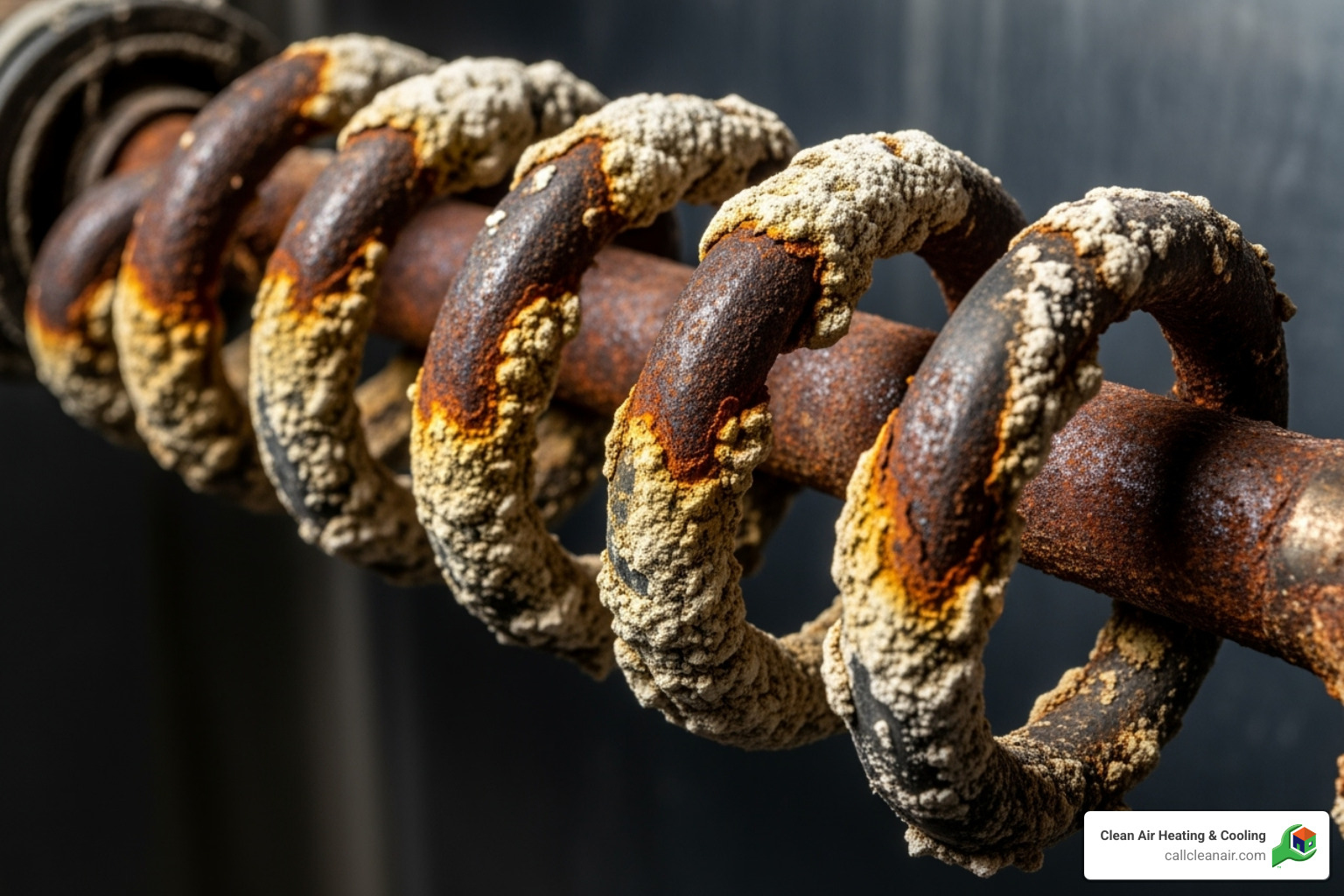 corroded heating element - water heater repair