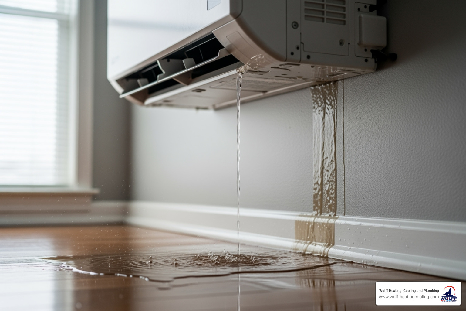 image of a mini-split unit leaking water - mini split repair albuquerque image of a mini-split unit leaking water - mini split repair albuquerque