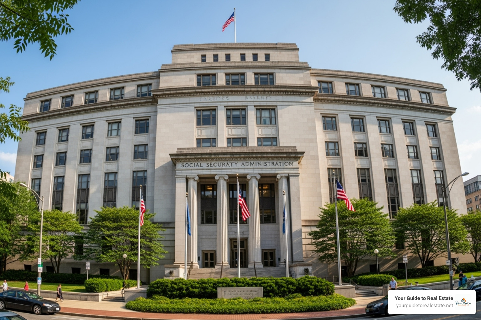 Social Security Administration building or logo - social security fairness act repeal