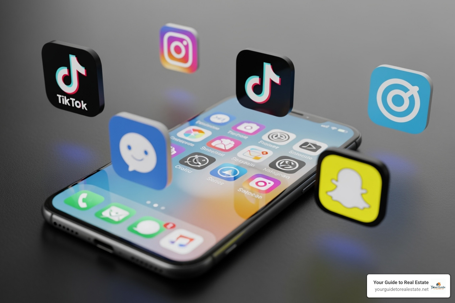 social media icons like TikTok, Instagram, and Snapchat - what does hb mean in text