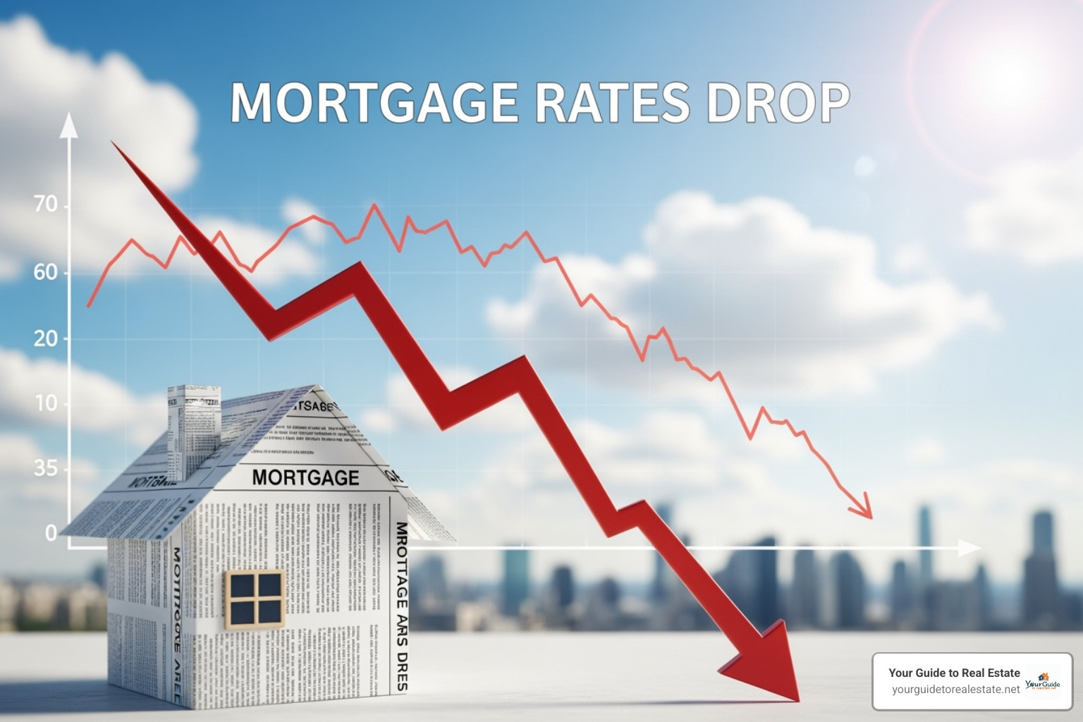 central bank building - mortgage rates drop
