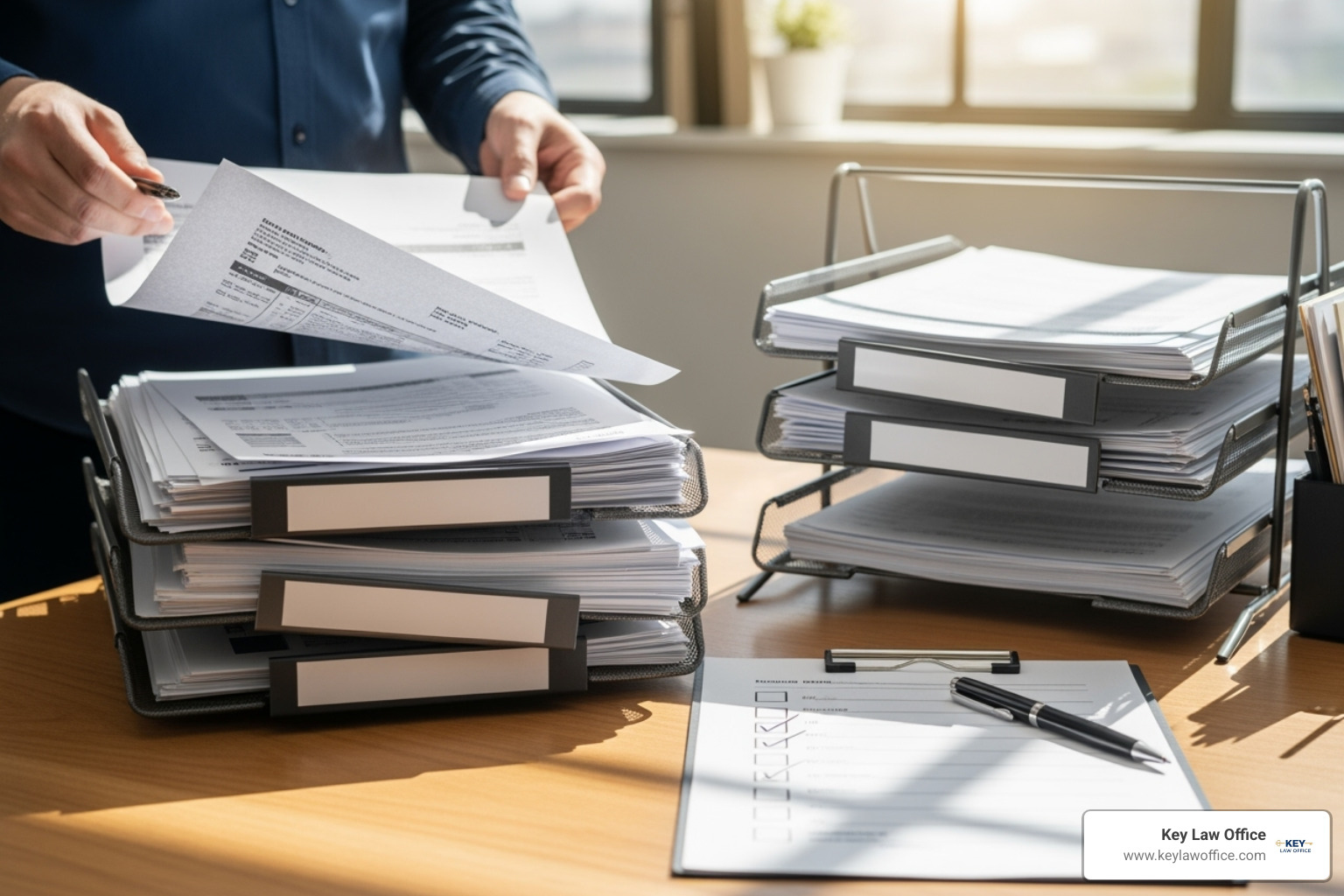 checklist and folders - divorce financial planning