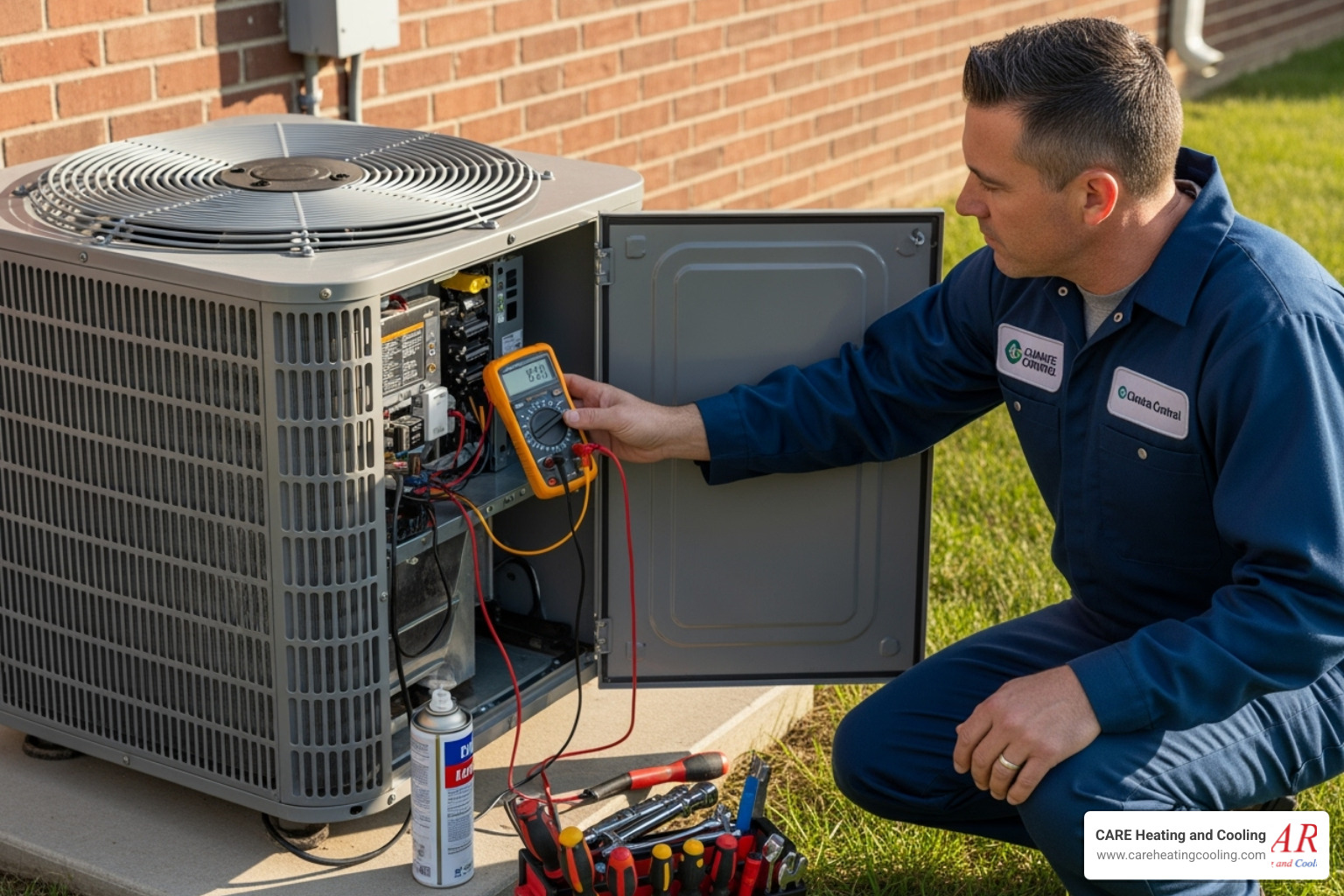 technician servicing an HVAC unit - hvac maintenance westerville technician servicing an HVAC unit - hvac maintenance westerville