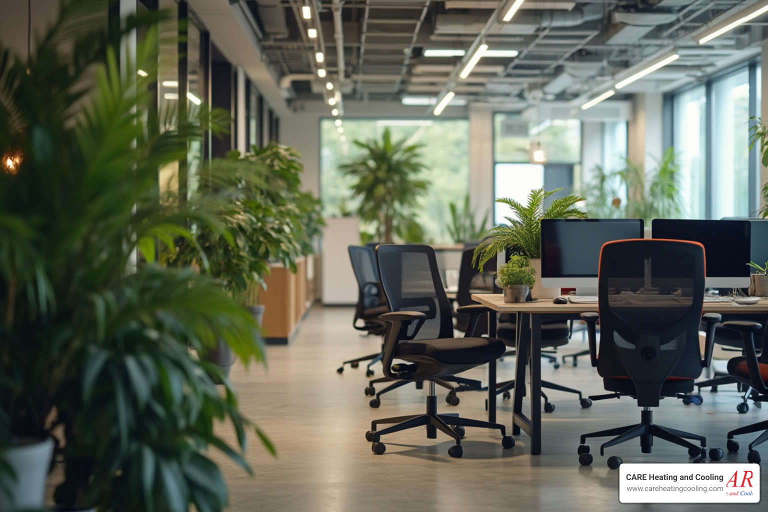 comfortable office environment - commercial thermostat service westerville