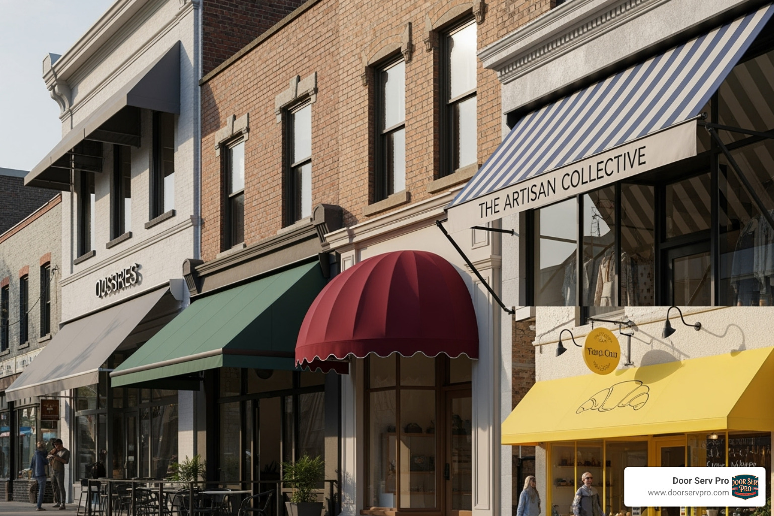 different awning styles - commercial awning installation chambersburg pa