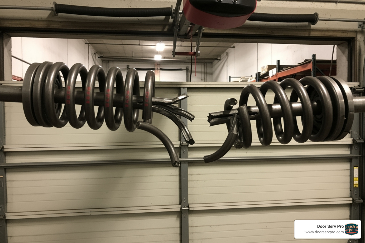 broken commercial garage door spring - commercial garage door repair martinsburg wv