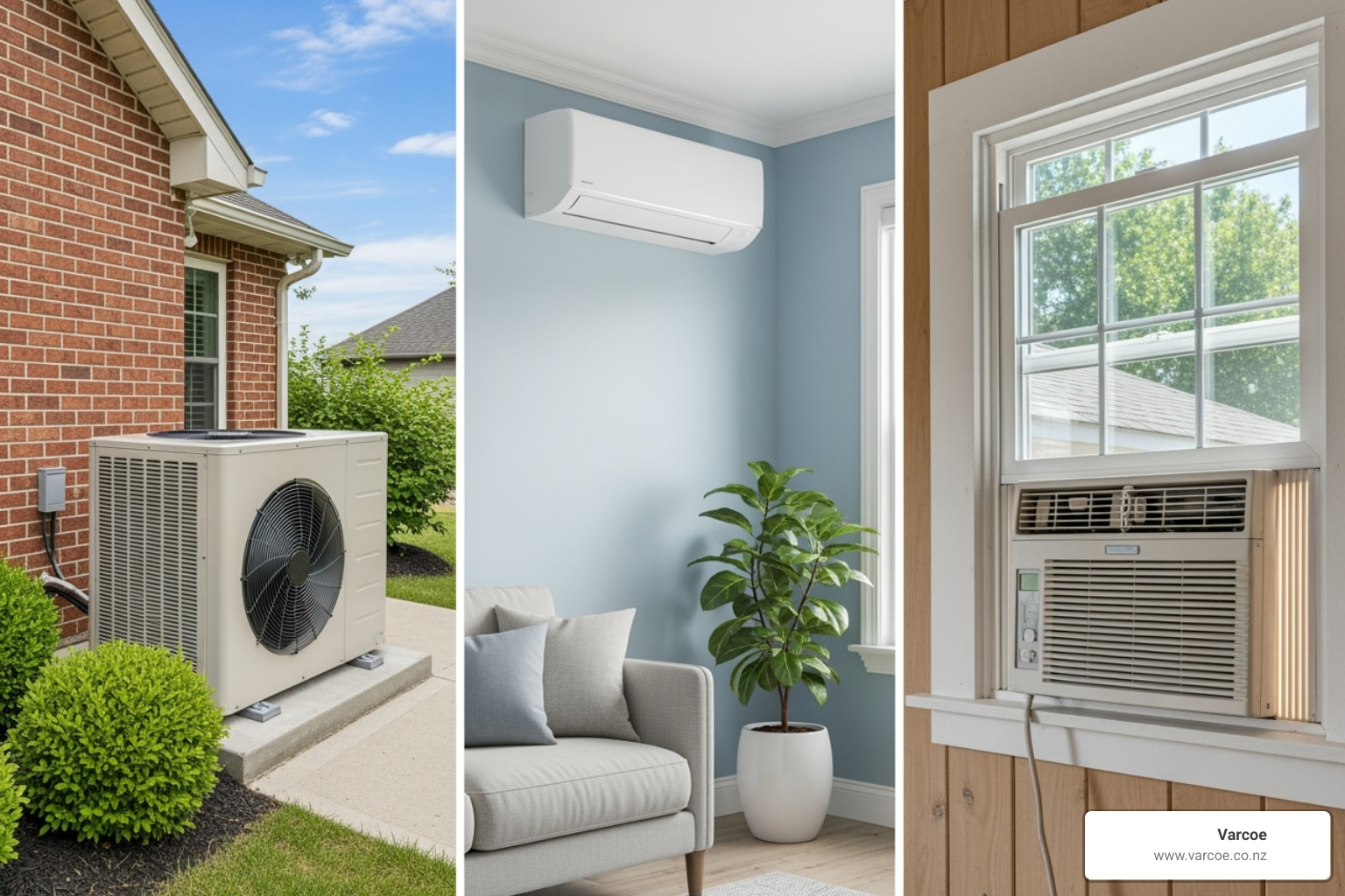 different types of home air conditioning units - air conditioning service