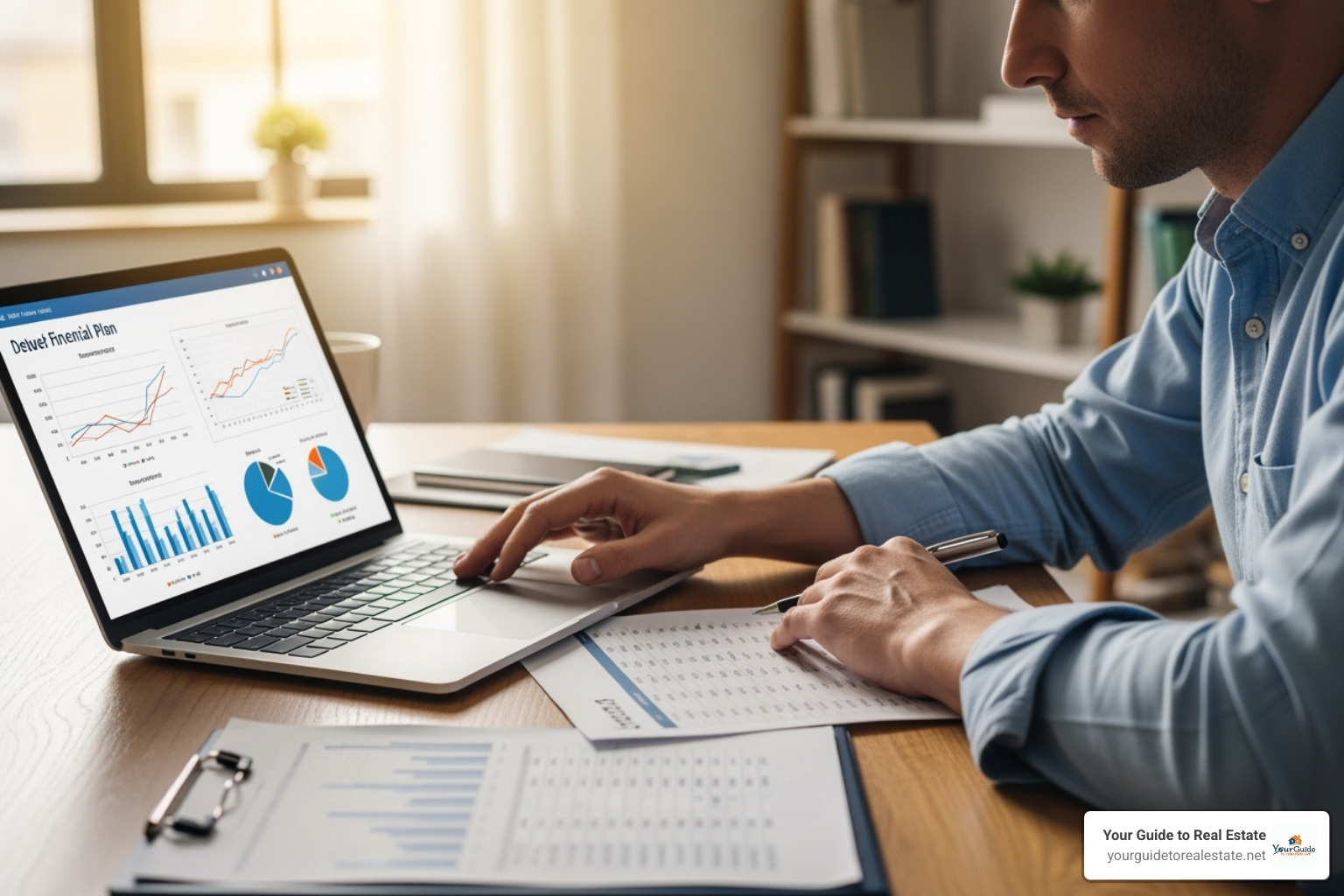 Person reviewing their financial plan with charts and graphs - what is oasdi tax
