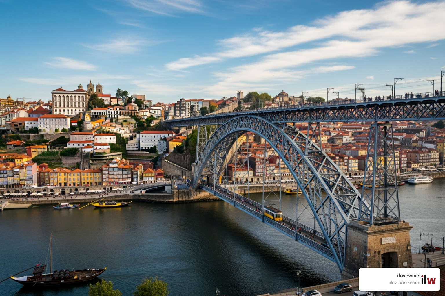 Porto's Dom Luís I Bridge over the Douro River - Best European cities Porto's Dom Luís I Bridge over the Douro River - Best European cities