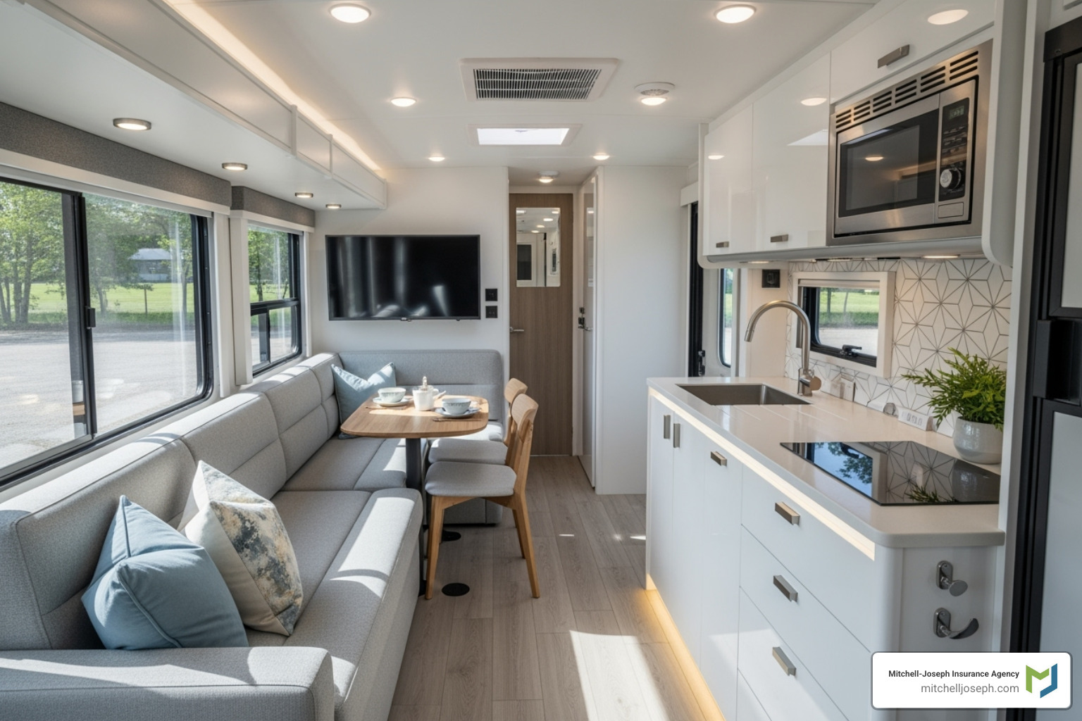 a professionally staged motorhome interior - motorhome brokers near me a professionally staged motorhome interior - motorhome brokers near me