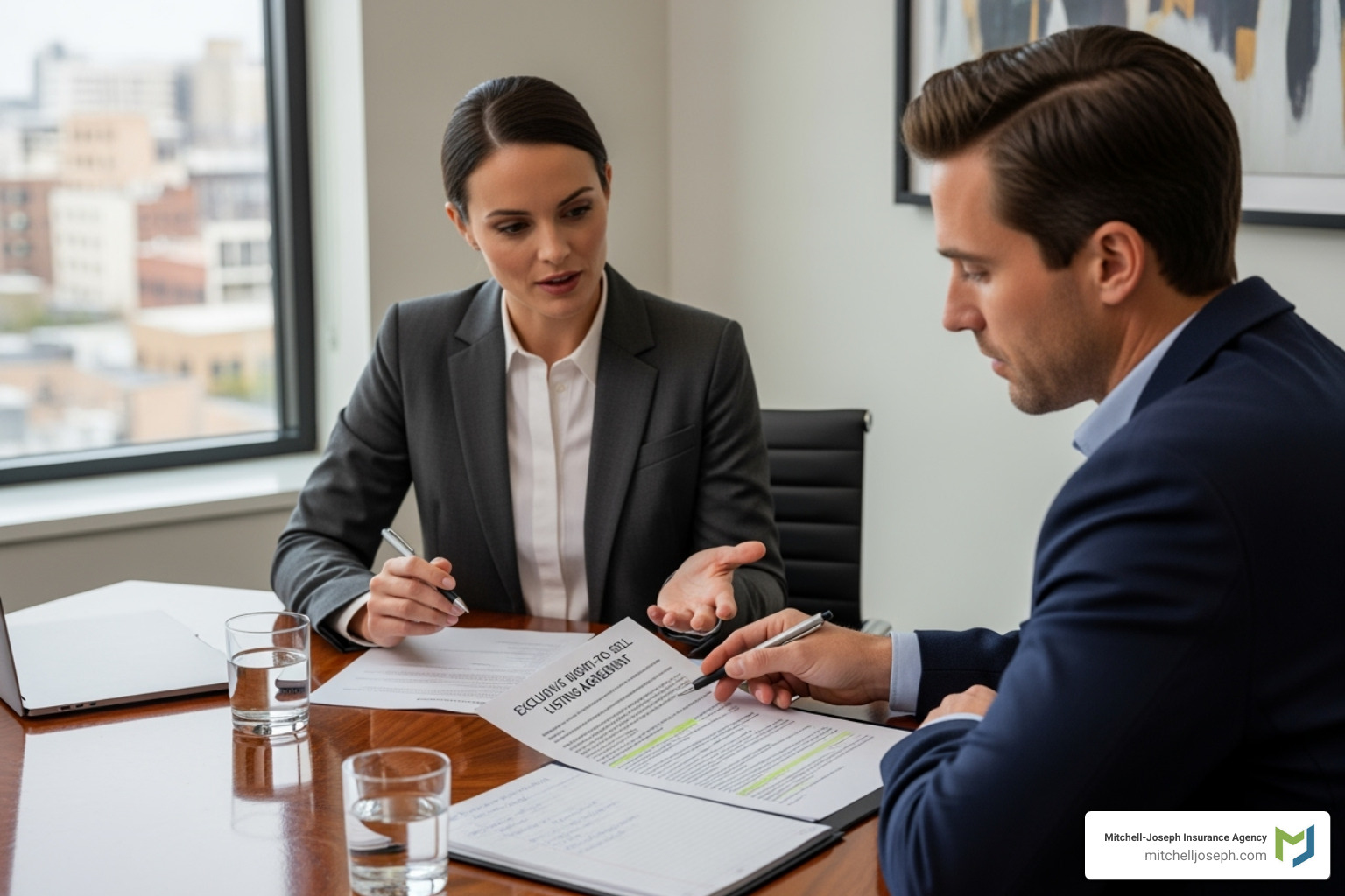 a broker discussing a listing agreement with a client - motorhome brokers near me a broker discussing a listing agreement with a client - motorhome brokers near me