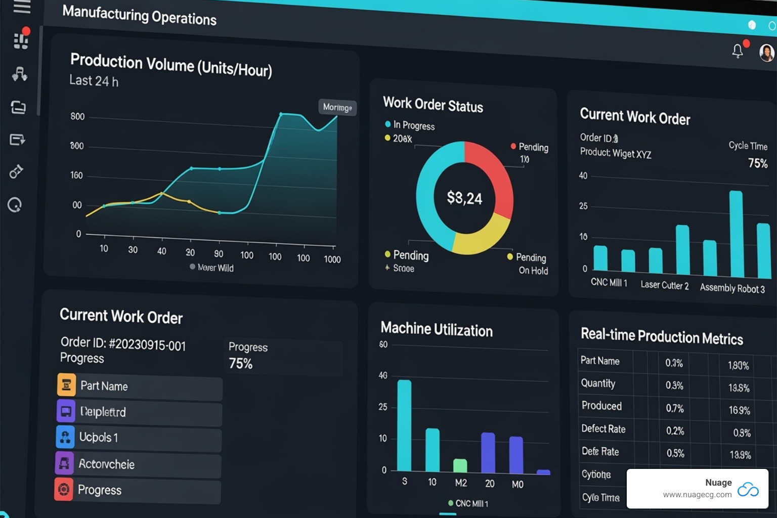 NetSuite Advanced Manufacturing Workbench dashboard - netsuite advanced manufacturing user guide