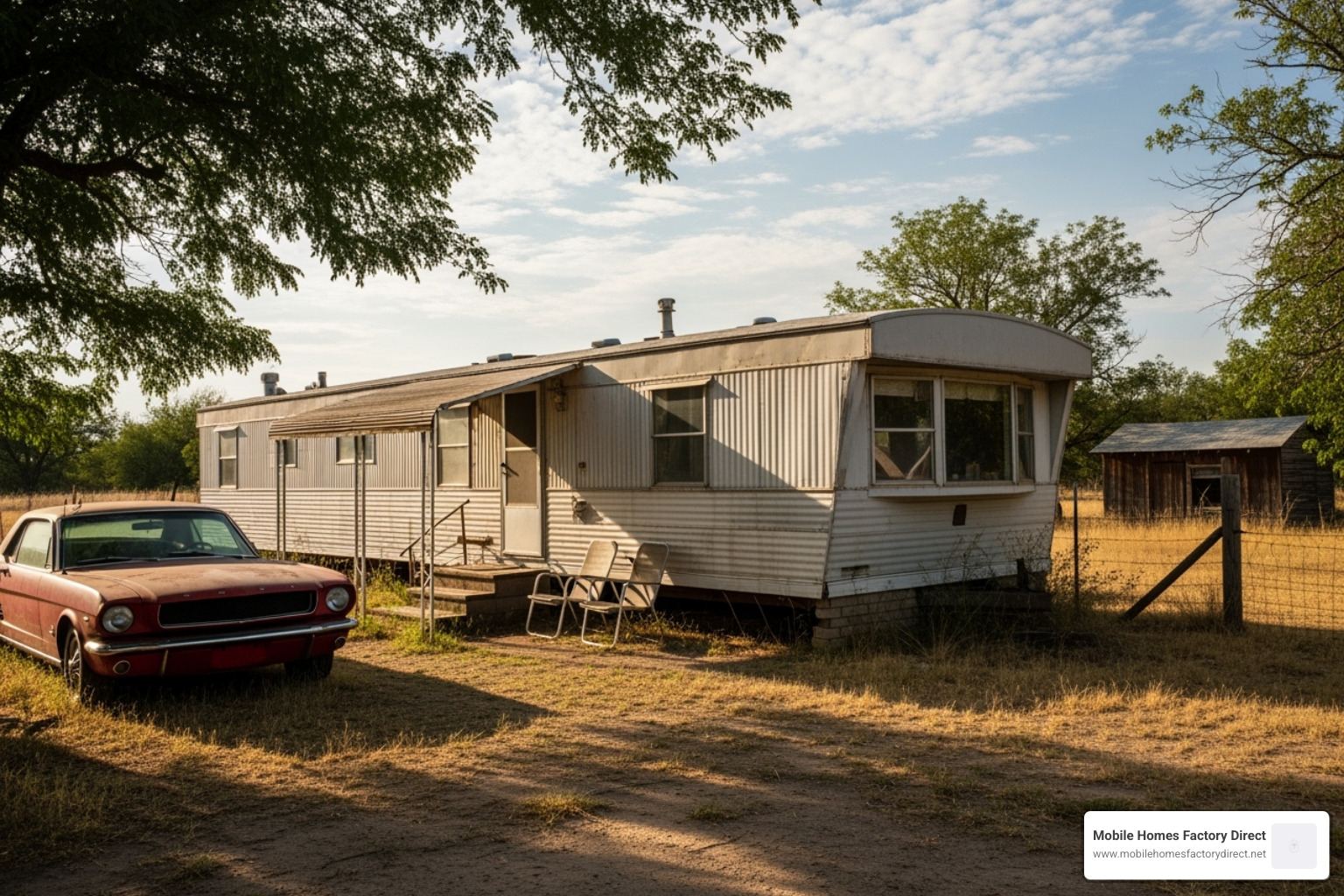Vintage mobile home from the 1960s - what is manufactured housing