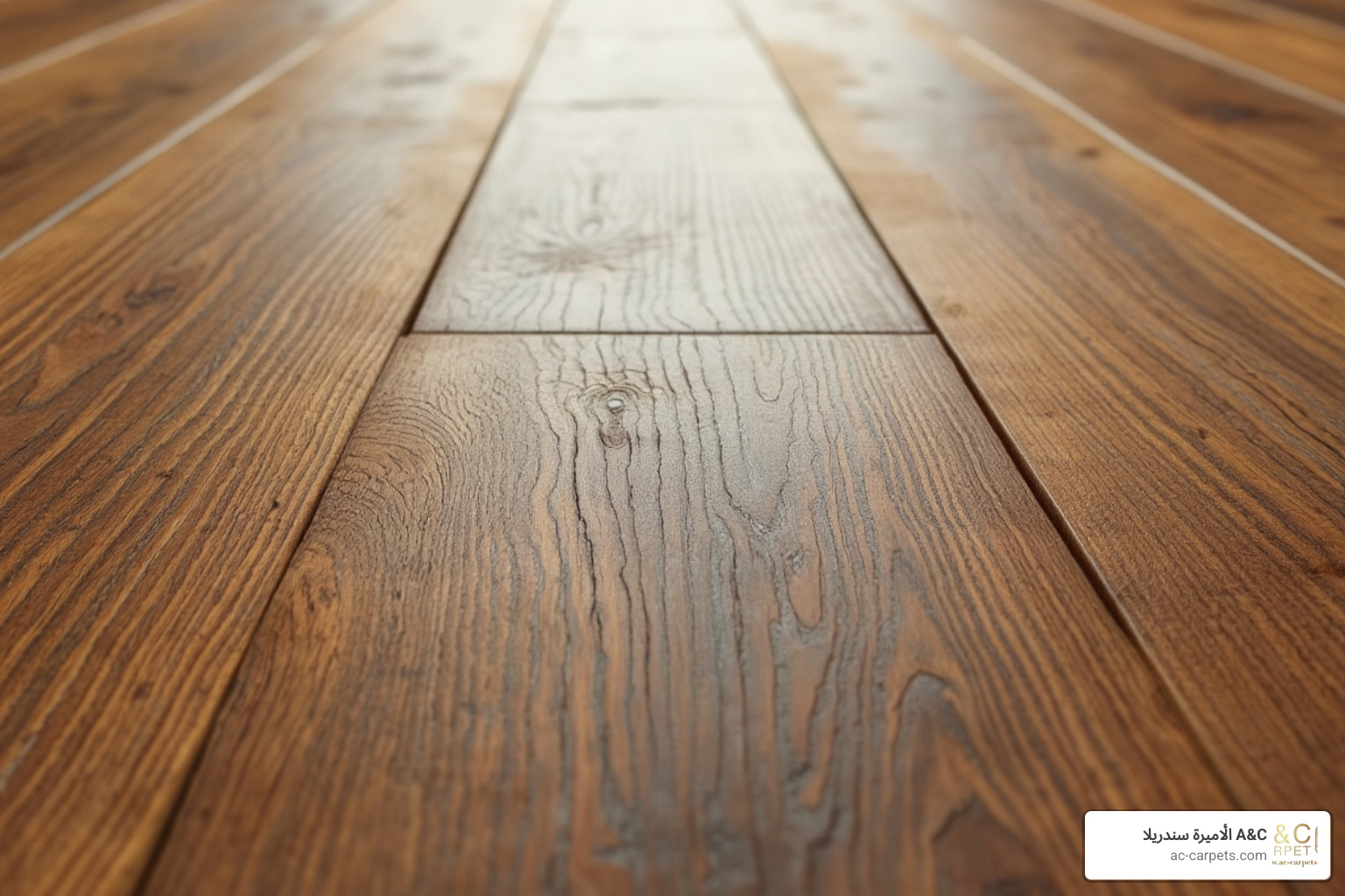 close-up of natural wood parquet flooring showing its texture and grain - luxury flooring Egypt