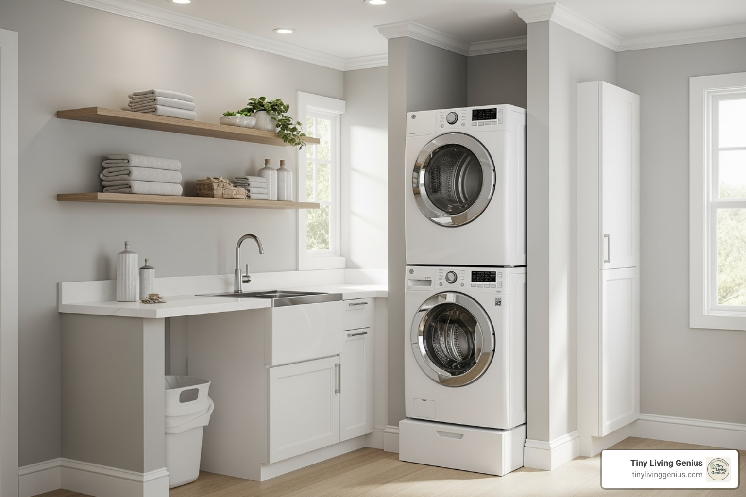 GE GFW148SSMWW - Best compact washing machine
