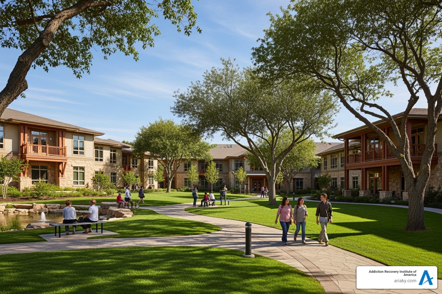 serene residential treatment facility campus - substance abuse treatment