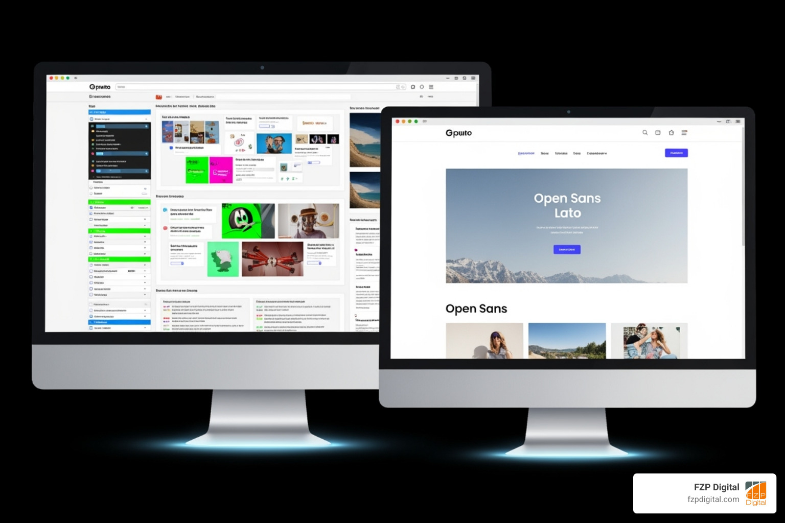 A side-by-side comparison of a brand's old, dated website and their new, modern, responsive website, demonstrating a clear improvement in design and user experience. - design firms in philadelphia A side-by-side comparison of a brand's old, dated website and their new, modern, responsive website, demonstrating a clear improvement in design and user experience. - design firms in philadelphia
