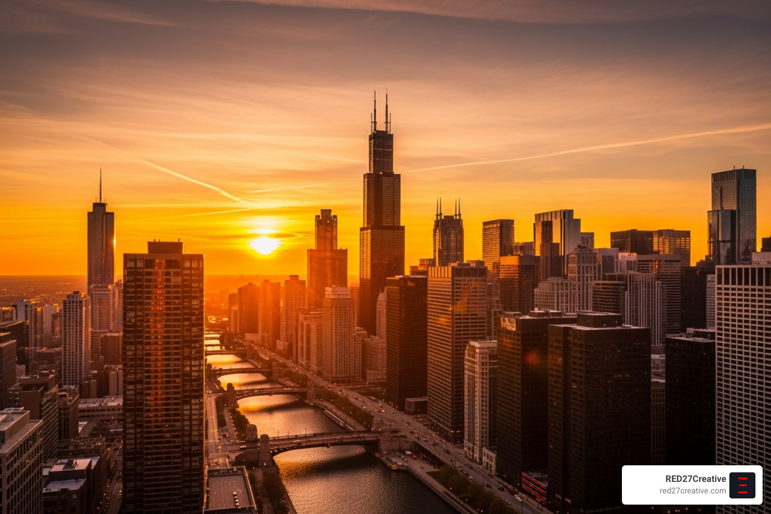 Image of the Chicago skyline at sunset, symbolizing growth and success - chicago ecommerce seo consultant Image of the Chicago skyline at sunset, symbolizing growth and success - chicago ecommerce seo consultant