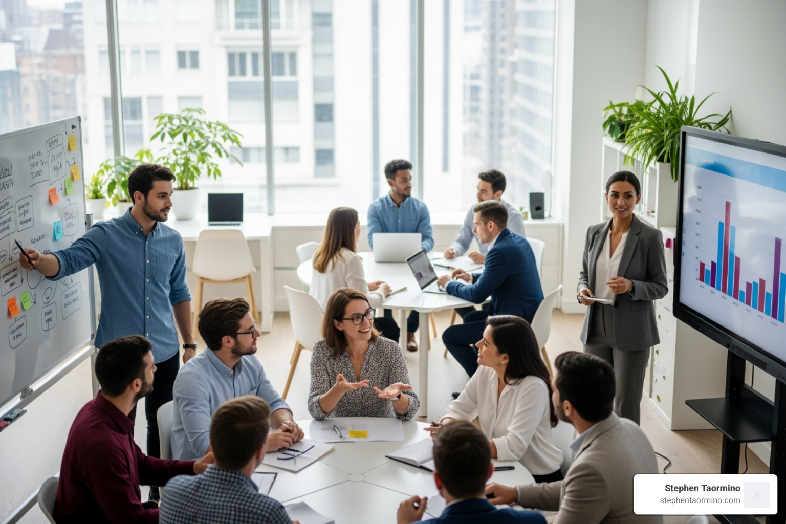 Infographic contrasting leader, trainer, and facilitator roles - facilitation training