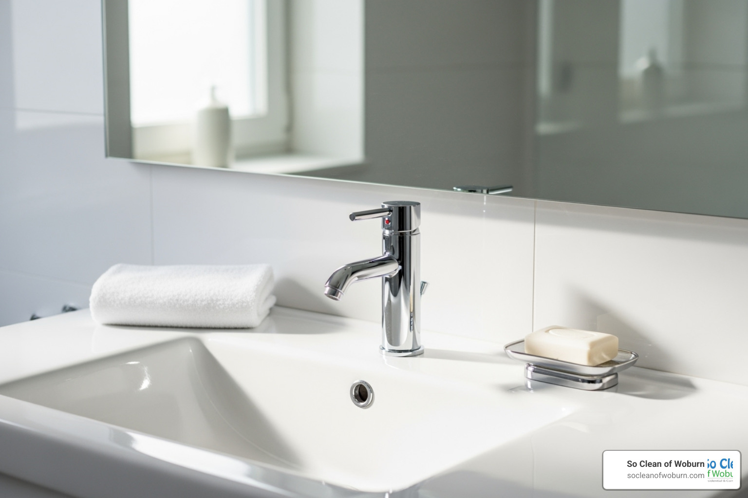sparkling clean bathroom sink and mirror - student apartment cleaning sparkling clean bathroom sink and mirror - student apartment cleaning