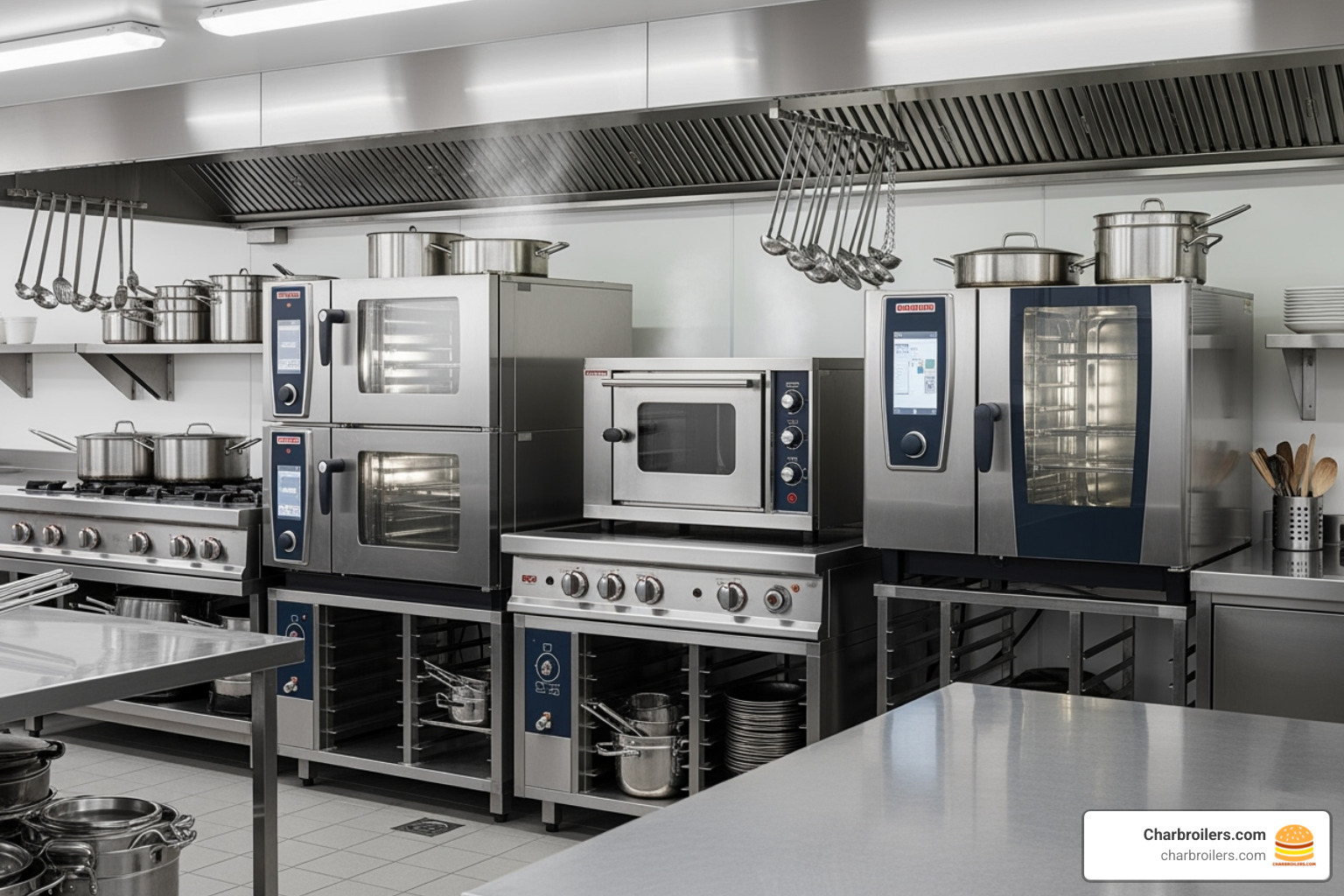 commercial kitchen with various ovens - how does a commercial convection oven work commercial kitchen with various ovens - how does a commercial convection oven work