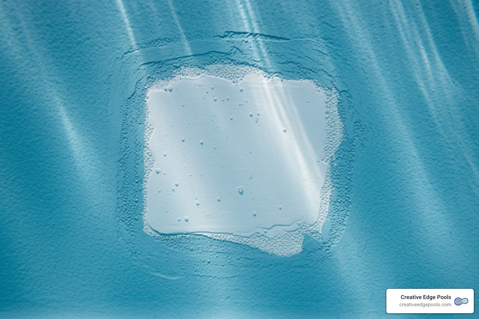 finished, smooth plaster patch - concrete pool plaster repair finished, smooth plaster patch - concrete pool plaster repair