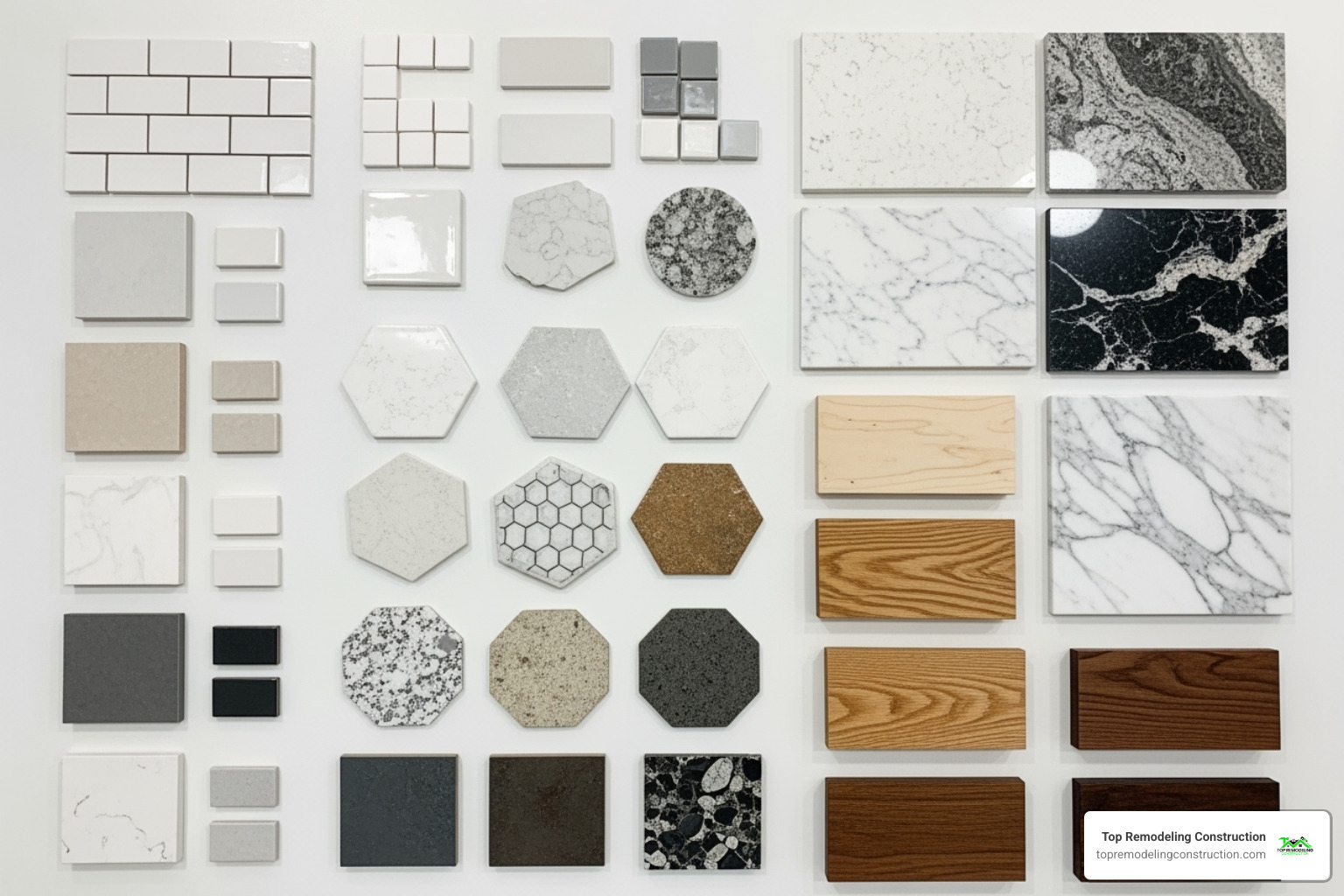 bathroom material samples like tiles, countertops, and wood finishes - bathroom remodel premier bathroom material samples like tiles, countertops, and wood finishes - bathroom remodel premier