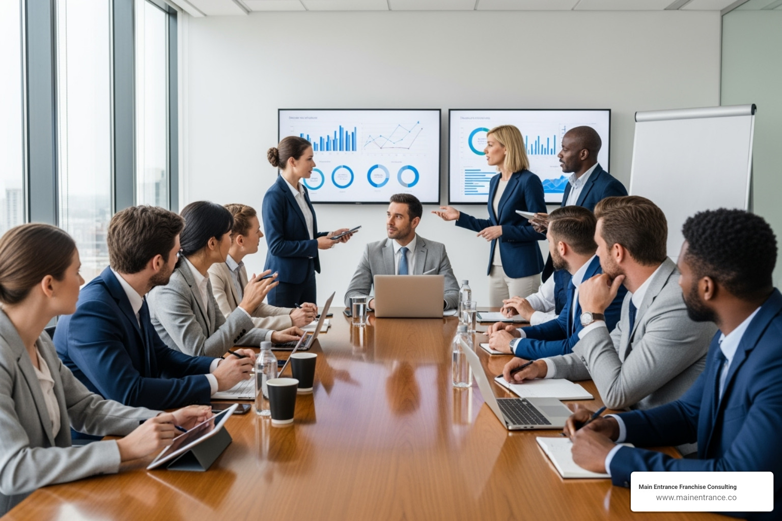 Diverse group of professionals in a meeting, representing different industries - cfe certification