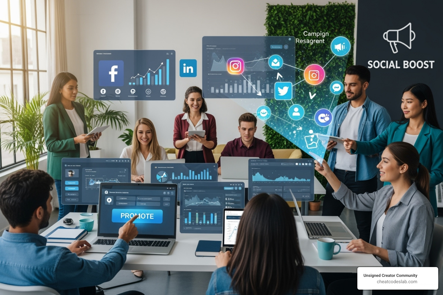 visually stunning social media campaign - best social media promotion companies