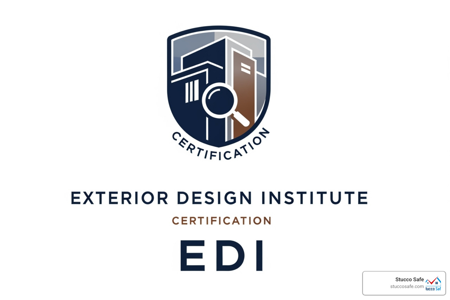 EDI certification logo - stucco inspection PA EDI certification logo - stucco inspection PA