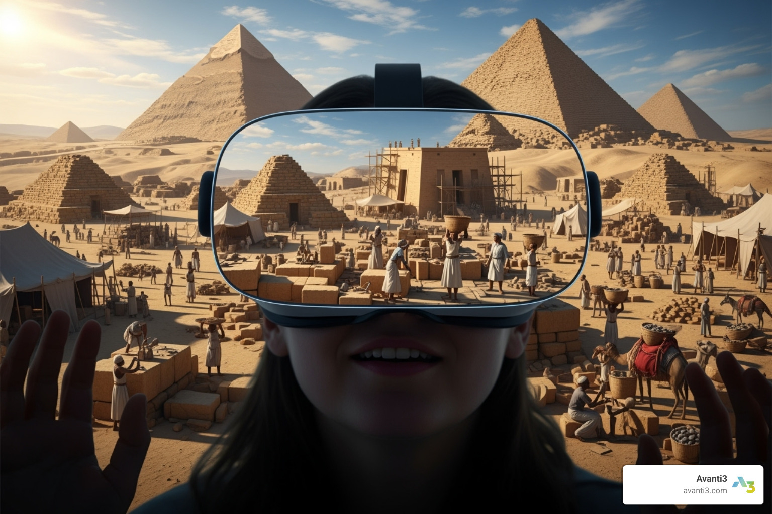 VR historical recreation of ancient Rome or the Pyramids of Giza - how can virtual reality be used in exhibitions