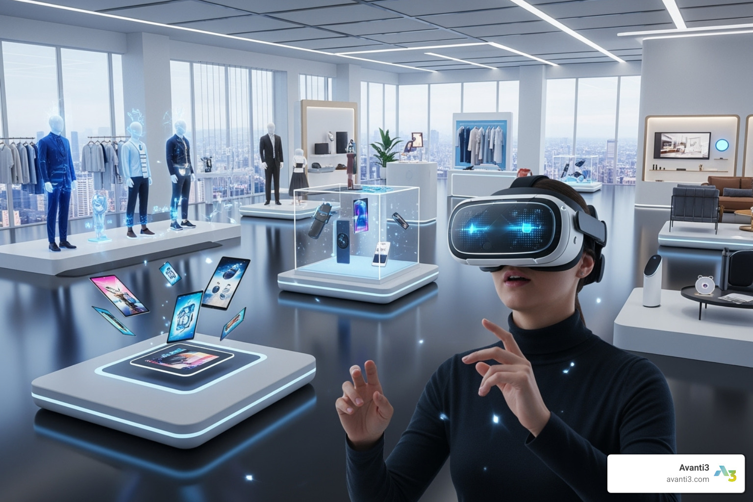 Virtual retail showroom - 3d experience vr
