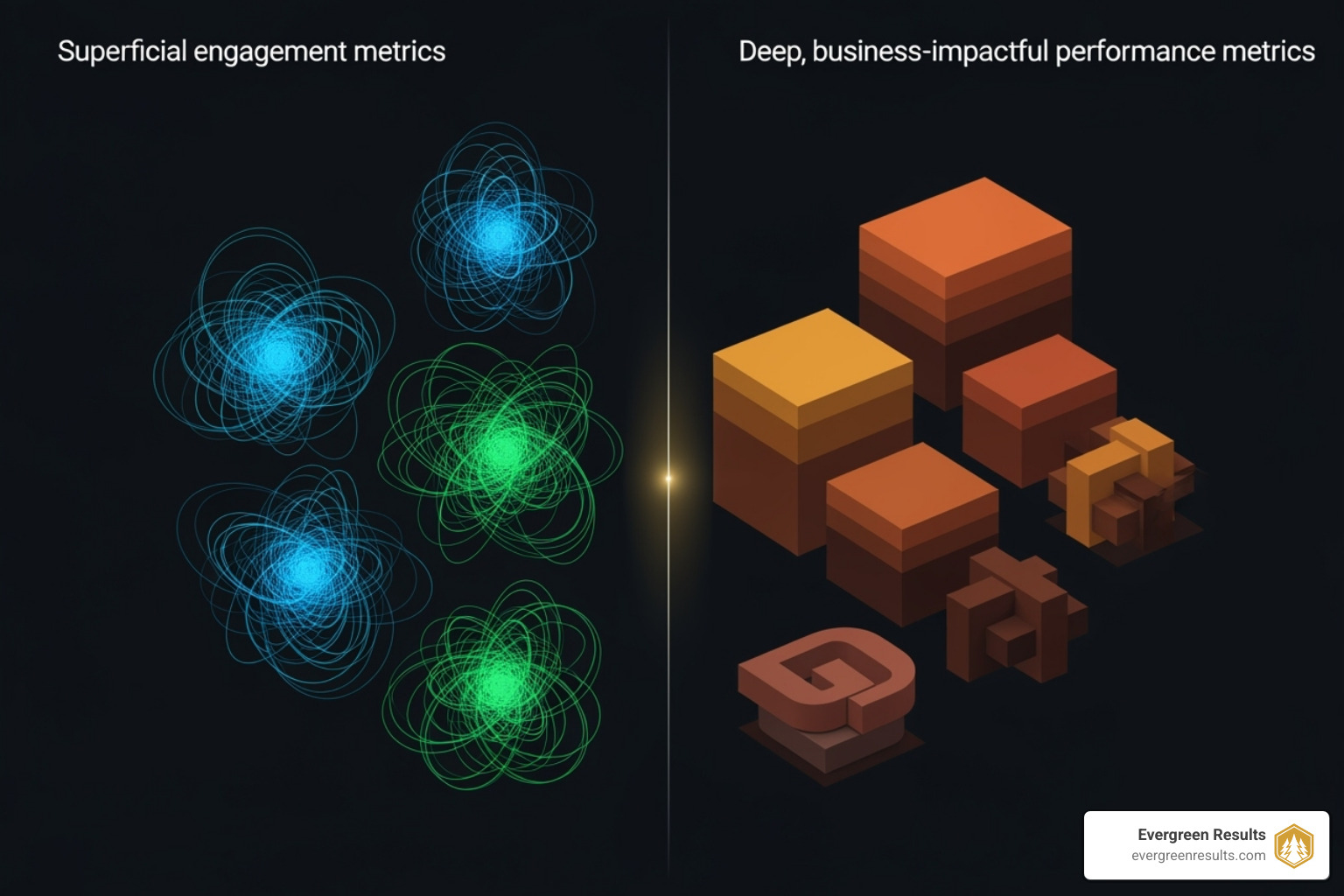 vanity vs actionable metrics dashboard - how to track social media roi