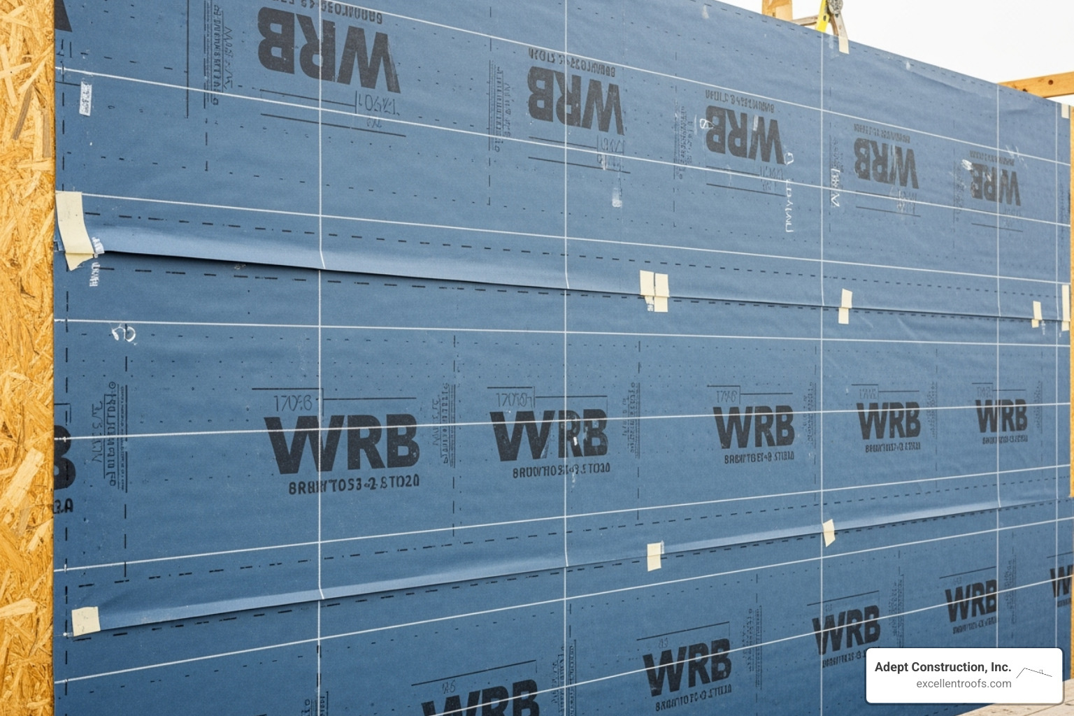 a wall prepared with a weather-resistant barrier and chalk lines for courses - installing cedar shingle siding