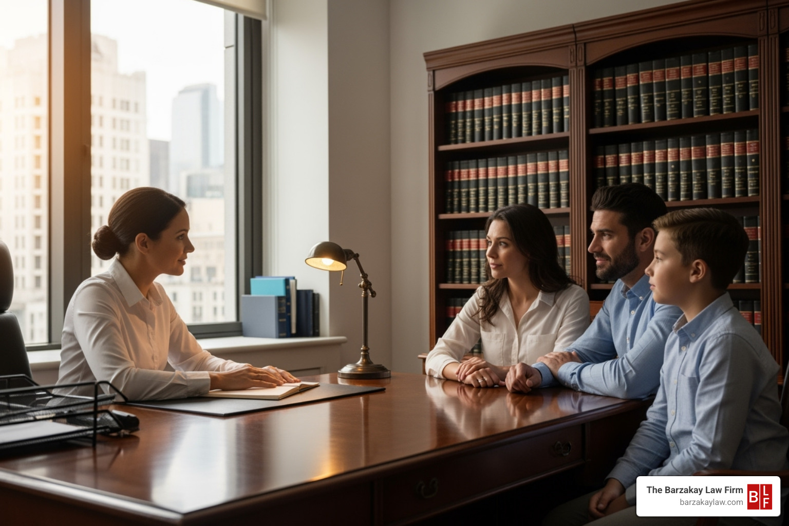 lawyer compassionately listening to a family's story - orlando nursing home abuse lawyer