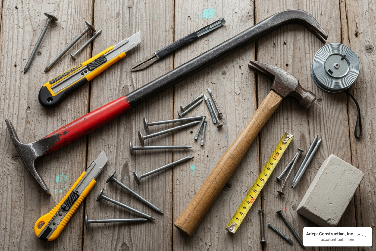 roofing tools - asphalt shingle replacement