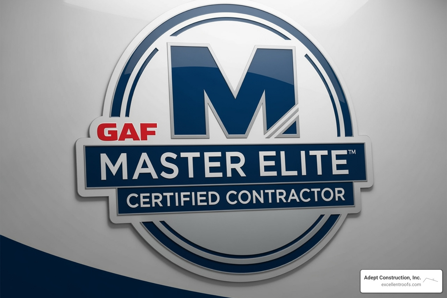 GAF Master Elite certification logo - home roofers