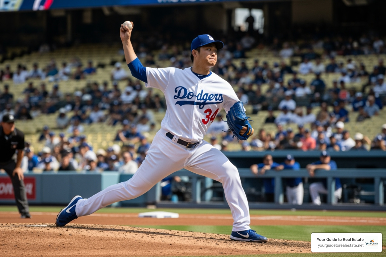 Dodgers pitcher like Yoshinobu Yamamoto on the mound at Dodger Stadium - dodgers vs colorado rockies match player stats