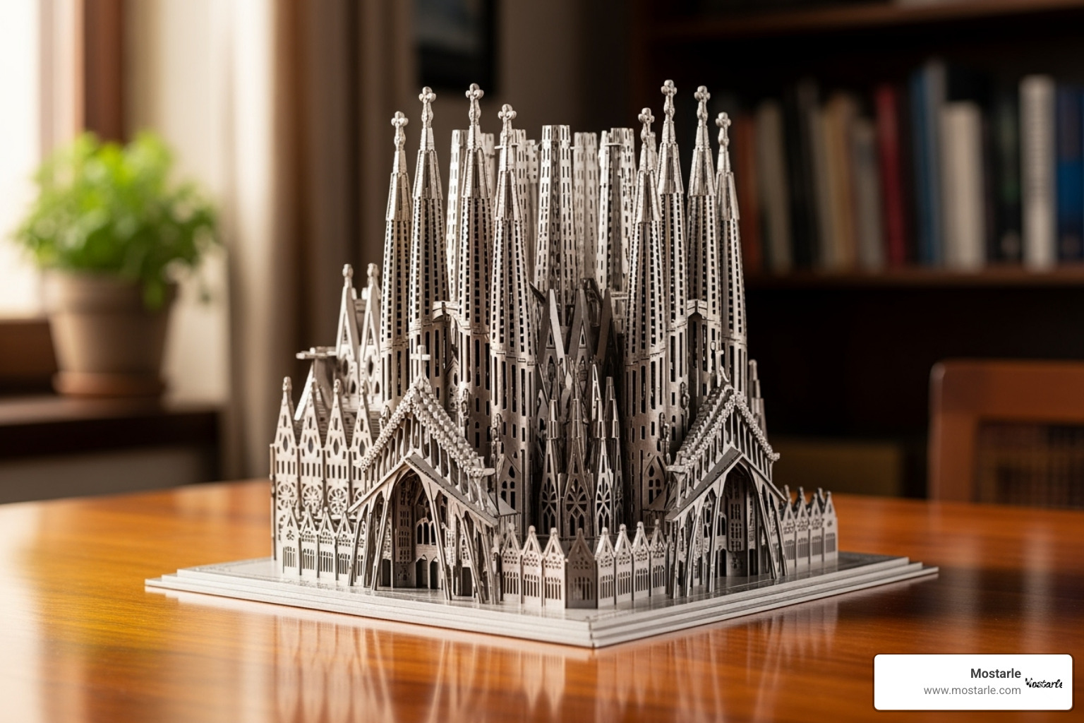 Réplica de la Sagrada Familia en puzzle de metal - 3d metal puzzles en español